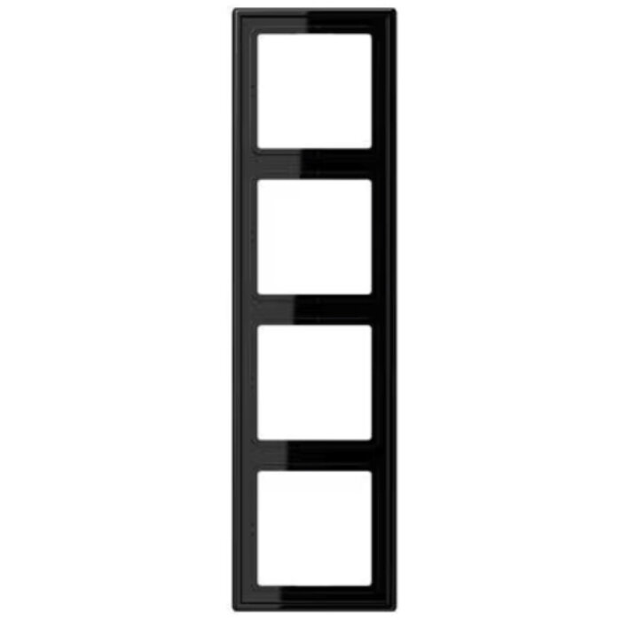 Jung Jung LS990 afdekraam 4-voudig zwart - LS984SW