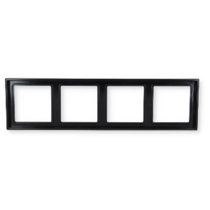 Jung Jung LS990 afdekraam 4-voudig zwart - LS984SW