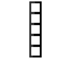 Jung Jung LS990 afdekraam 5-voudig zwart - LS985SW