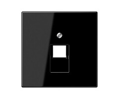 Jung Jung LS Range afdekking 1-voudig voor data, UAE zwart - LS969-1UASW