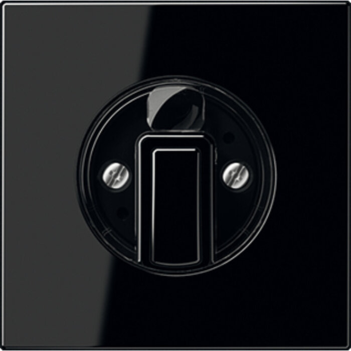 Jung Jung LS range afdekking voor draaischakelaar zwart - LS1941SW