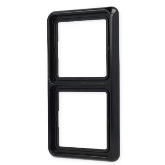 Jung Jung CD500 afdekraam 2-voudig zwart - CD582SW