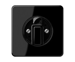 Jung Jung CD500 afdekking voor draaischakelaar zwart - CD1541SW