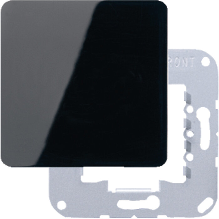 Jung Jung CD500 afdekking blindplaat zwart - CD594-0SW