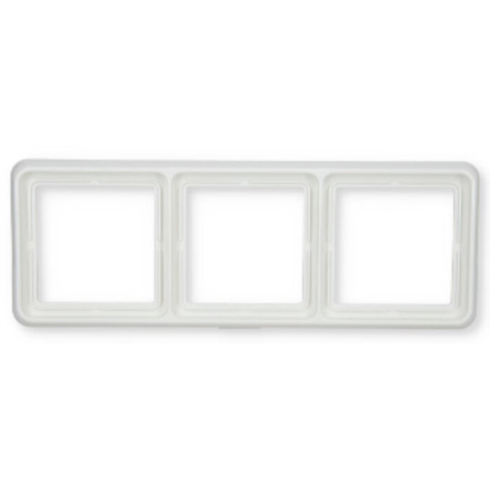 Jung Jung CD500 afdekraam 3-voudig alpinwit - CD583WW