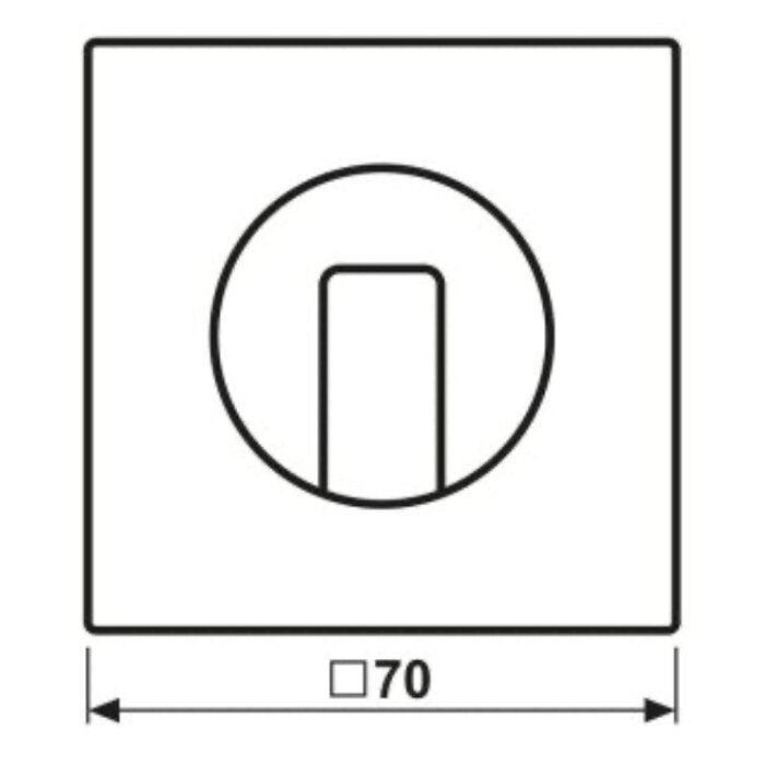 Jung Jung CD500 afdekking voor draaischakelaar alpinwit - CD1541WW