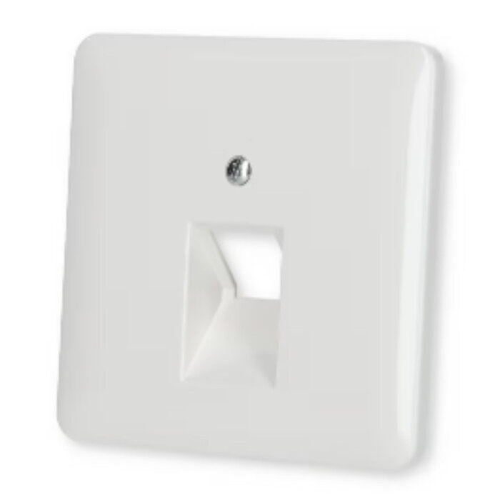 Jung Jung CD500 afdekking 1-voudig voor data, uae alpinwit - CD569-1UAWW
