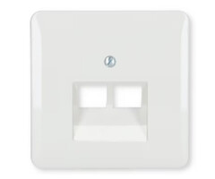 Jung Jung CD500 afdekking 2-voudig voor data, uae alpinwit - CD569-2UAWW