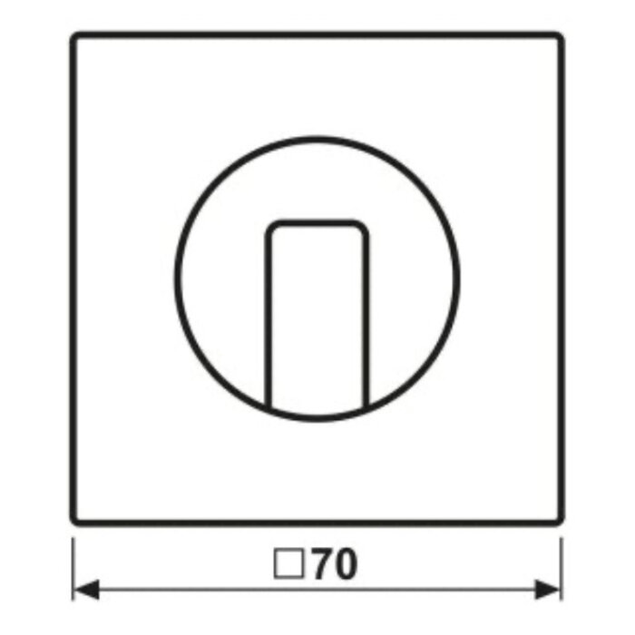 Jung Jung CD500 afdekking voor draaischakelaar crèmewit - CD1541