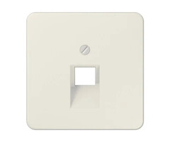 Jung Jung CD500 afdekking 1-voudig voor data, uae crèmewit - 569-1UA
