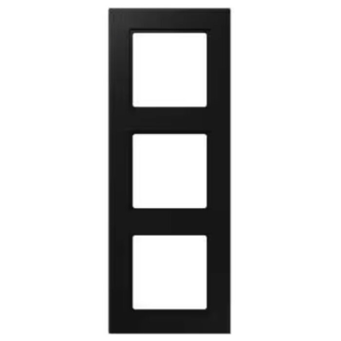 Jung Jung A range afdekraam 3-voudig grafietzwart mat - A5583BFSWM