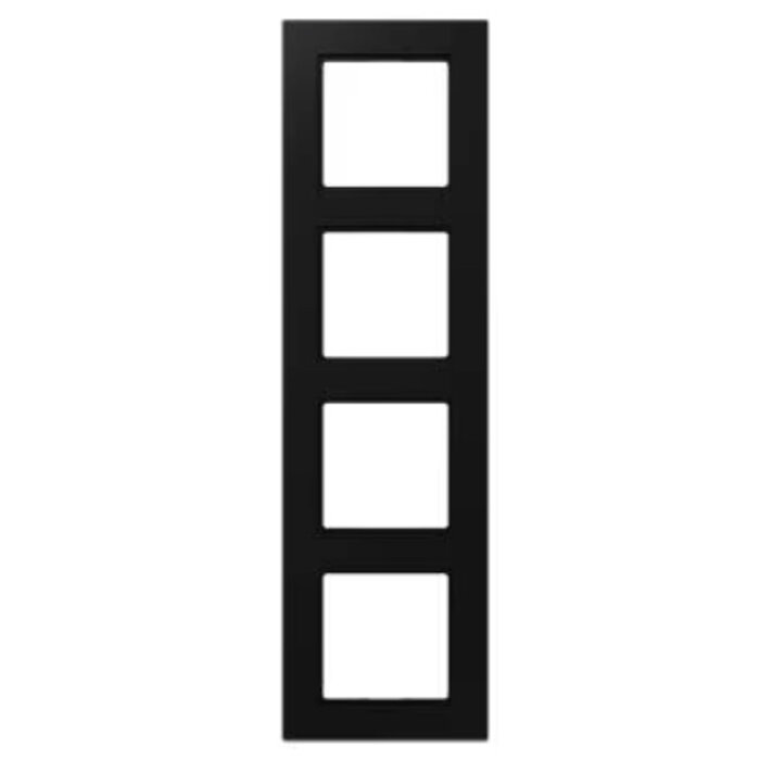 Jung Jung A range afdekraam 4-voudig grafietzwart mat - A5584BFSWM