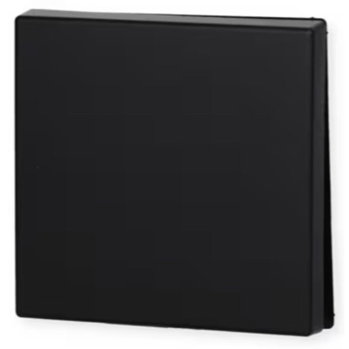 Jung Jung A range bedieningselement aan-/uit-schakelaar enkele wip zwart - A590SWM