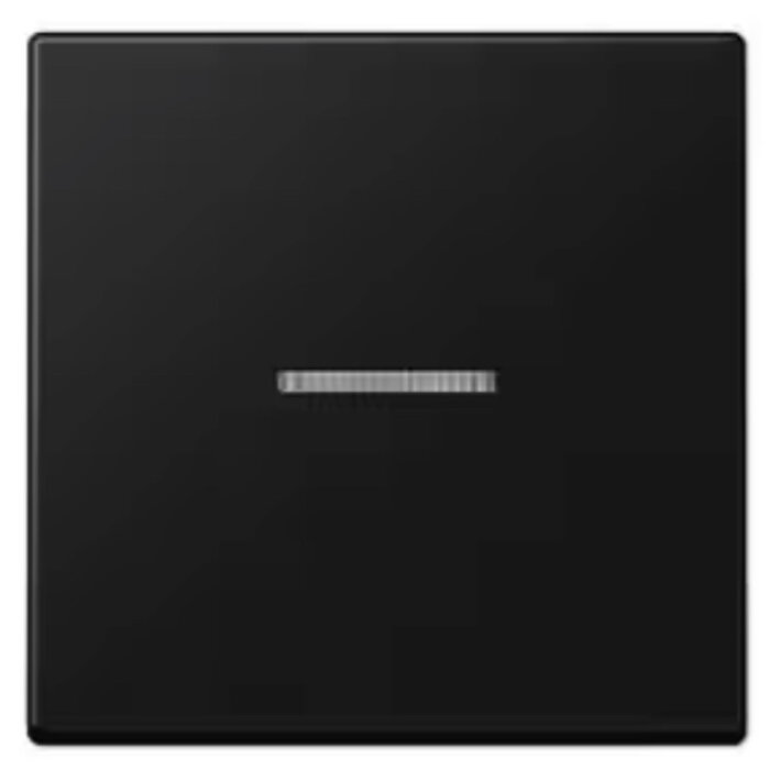 Jung Jung A range bedieningselement aan-/uit-schakelaar enkele wip zwart - A590KO5SWM