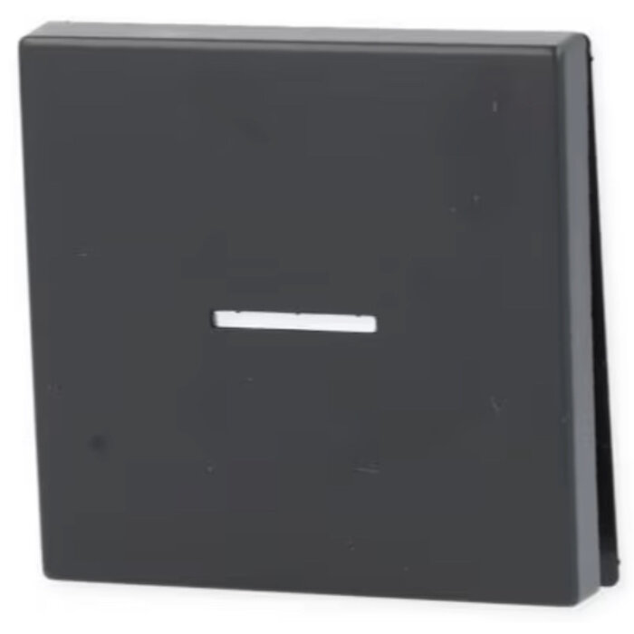 Jung Jung A range bedieningselement aan-/uit-schakelaar enkele wip zwart - A590KO5SWM