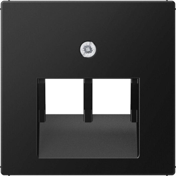Jung Jung A range onderdeel/centraalplaat uae/iae kunststof zwart - A569-2BFPLUASWM