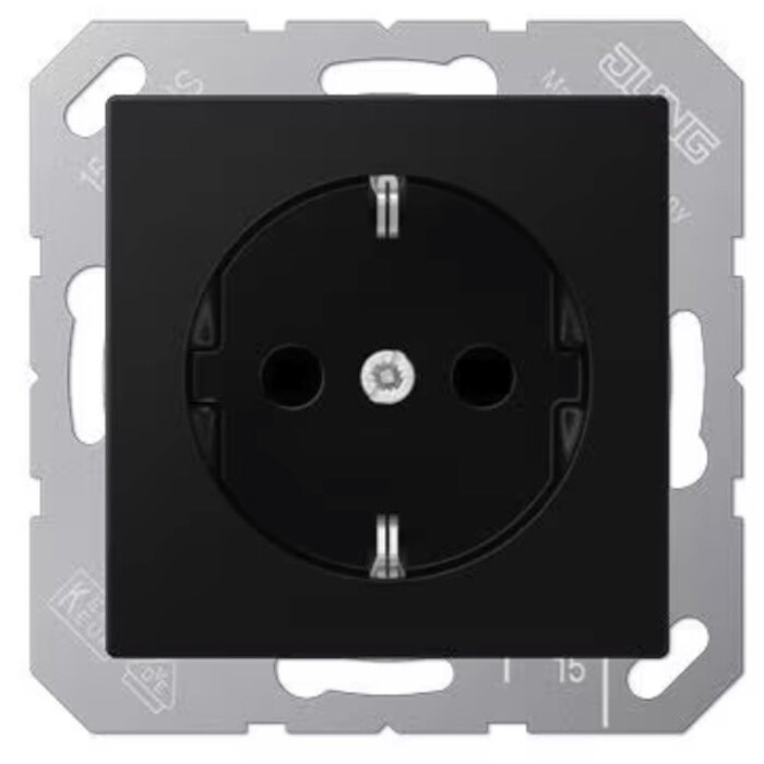 Jung Jung WCD RA 1V inbouw kinderbeveiliging A500 grafietzwart mat - A1520NBFKISWM