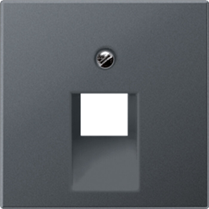 Jung Jung A500 afdekking 1-voudig voor data, UAE antraciet - A569-1BFPLUAANM