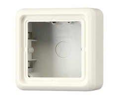 Jung Jung CD500 opbouwkap 1-voudig crèmewit - CD581AW