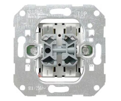 Gira Gira Basiselement - Pulsschakelaar 2 voudig | 015500