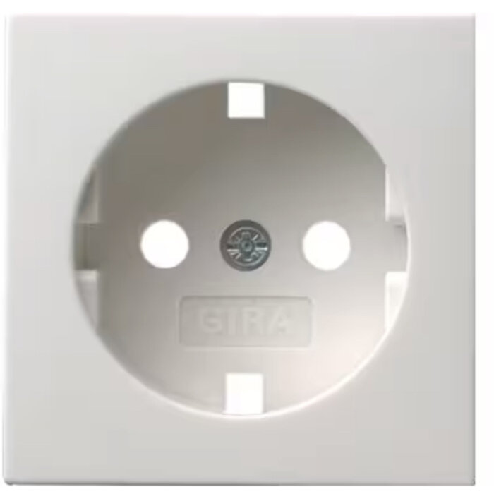 Gira Gira Inzetplaat Wandcontactdoos zuiver wit (hagelwit) 092003