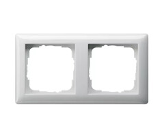 Gira Gira Afdekraam 2 voudig Zuiver wit (hagelwit) 021203