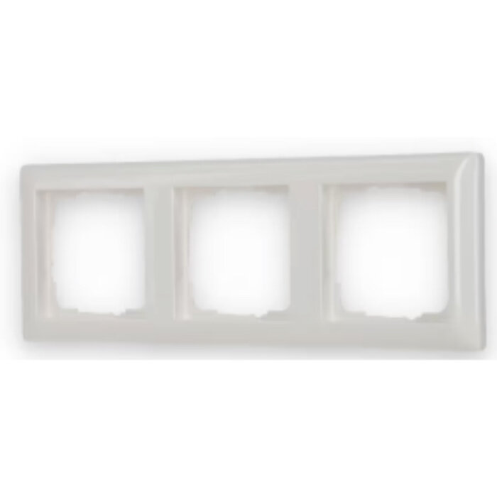 Gira Gira Afdekraam 3 voudig Zuiver wit (hagelwit) 021303