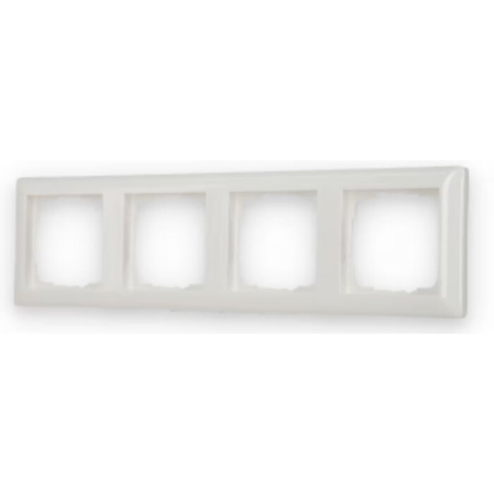 Gira Gira Afdekraam 4 voudig Zuiver wit (hagelwit) 021403