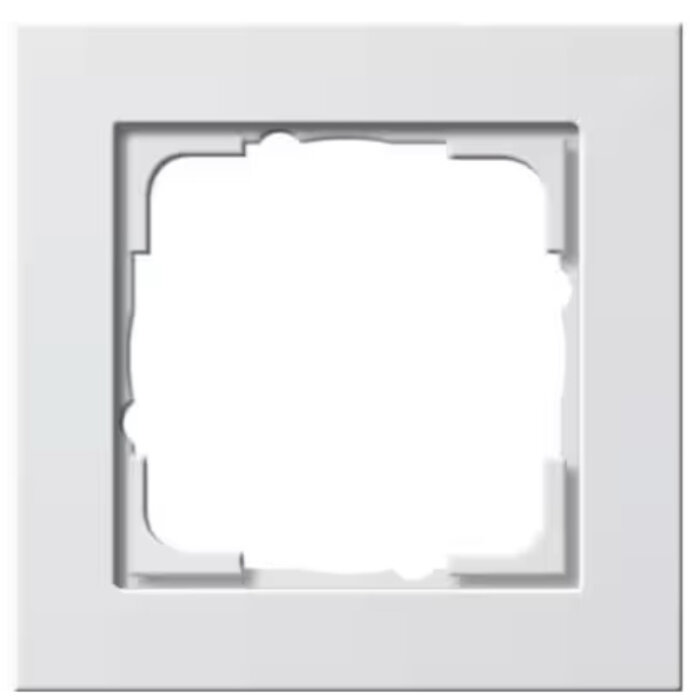 Gira Gira E2 Afdekraam 1 voudig zuiver wit (hagelwit) 021129