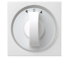 Gira Gira Bedieningswip rolluikschakelaar draai Zuiver wit (hagelwit) 066603