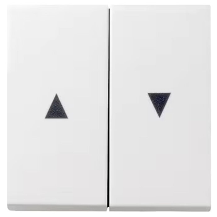 Gira Gira Bedieningswip rolluikschakelaar druk Zuiver wit (hagelwit) 029403