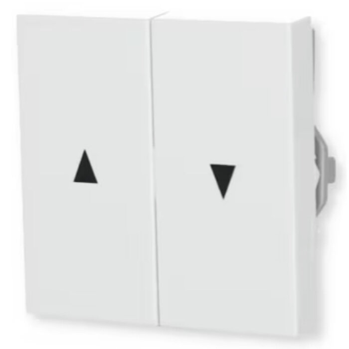 Gira Gira Bedieningswip rolluikschakelaar druk Zuiver wit (hagelwit) 029403