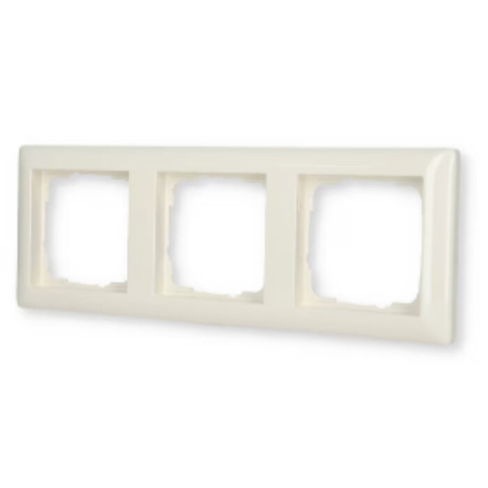 Gira Gira Afdekraam 3 voudig Wit (creme) 021301