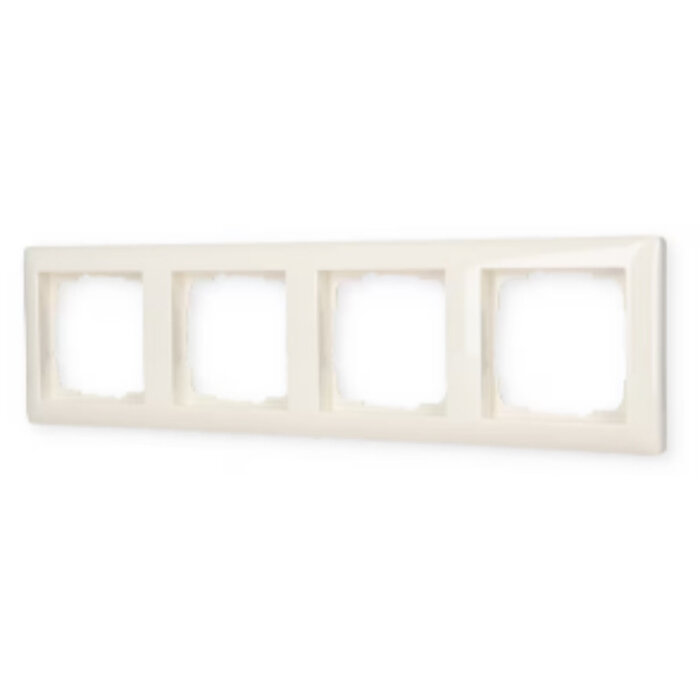 Gira Gira Afdekraam 4 voudig Wit (creme) 021401