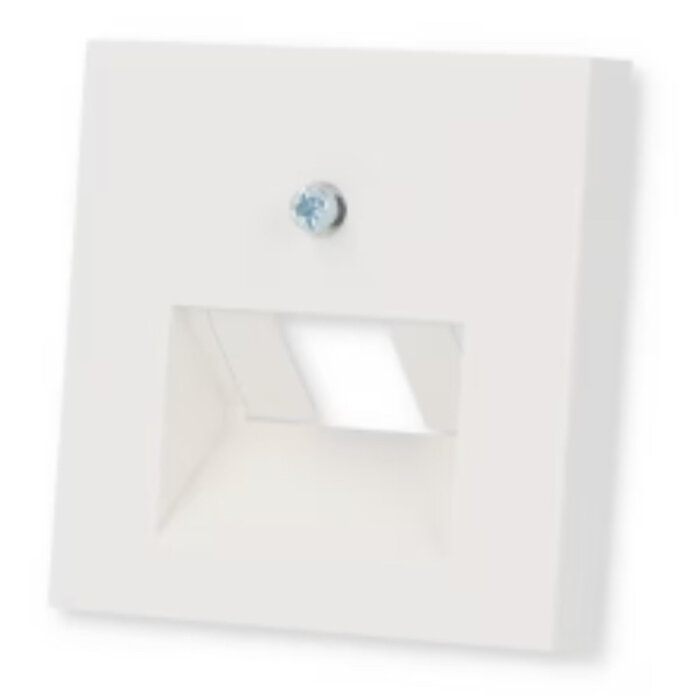 Gira Gira Afdekplaat RJ45 / RJ11 voor enkel en dubbel element Zuiver wit (hagelwit) MAT 027027