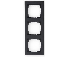 Gira Gira E2 Afdekraam 3 voudig antraciet 021323 021323