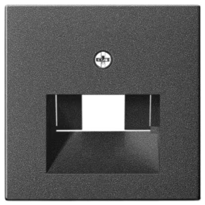 Gira Gira Afdekplaat RJ45 / RJ11 enkel en dubbel antraciet 027028