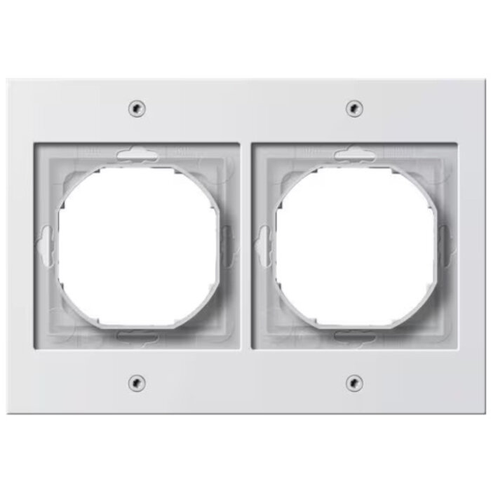 Gira Gira TX44 waterdicht Afdekraam 2 voudig Zuiver wit (hagelwit) 021266