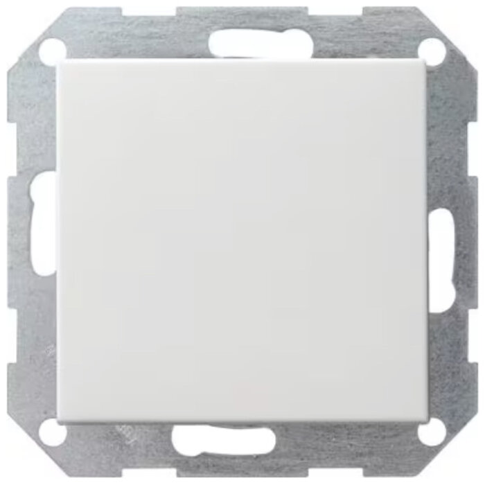 Gira Gira drukvlakschakelaar kruisschakelaar systeem 55 Zuiver wit (hagelwit) MAT 012727