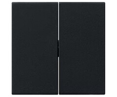 Gira Gira Bedieningswip serie/wissel-wissel Mat Zwart 0295005