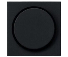 Gira Gira Draaiknop dimmer Mat Zwart 0650005