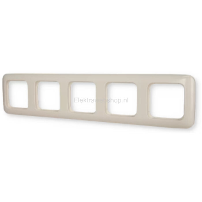 Busch-Jaeger Busch-Jaeger afdekraam 5 voudig Standaard wit (creme) 2515-212-500