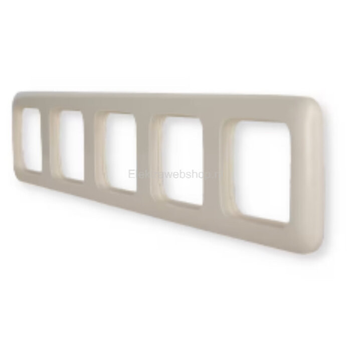 Busch-Jaeger Busch-Jaeger afdekraam 5 voudig Standaard wit (creme) 2515-212-500