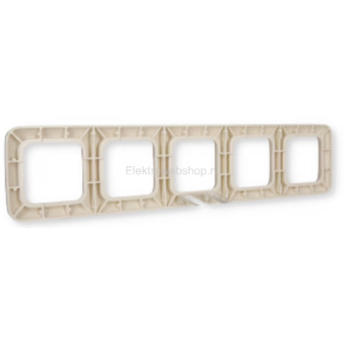 Busch-Jaeger Busch-Jaeger afdekraam 5 voudig Standaard wit (creme) 2515-212-500