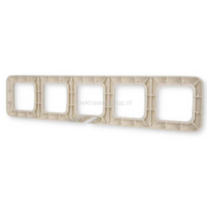 Busch-Jaeger Busch-Jaeger afdekraam 5 voudig Standaard wit (creme) 2515-212-500