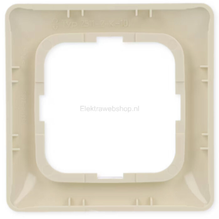 Busch-Jaeger Busch-Jaeger 1-voudig afdekraam Reflex SI Linear wit (creme) 2511-212K-102