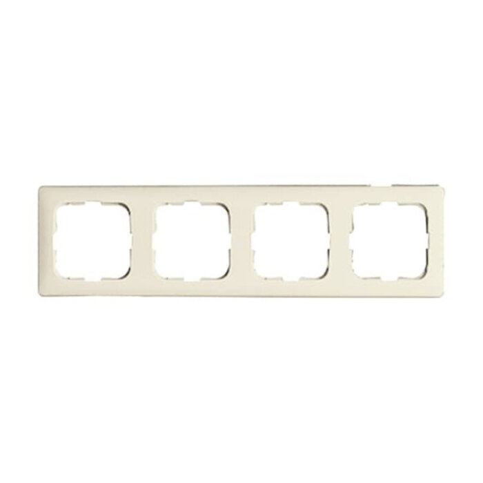 Busch-Jaeger Busch-Jaeger 4-voudig afdekraam Reflex SI Linear wit (creme) 2514-212K-102