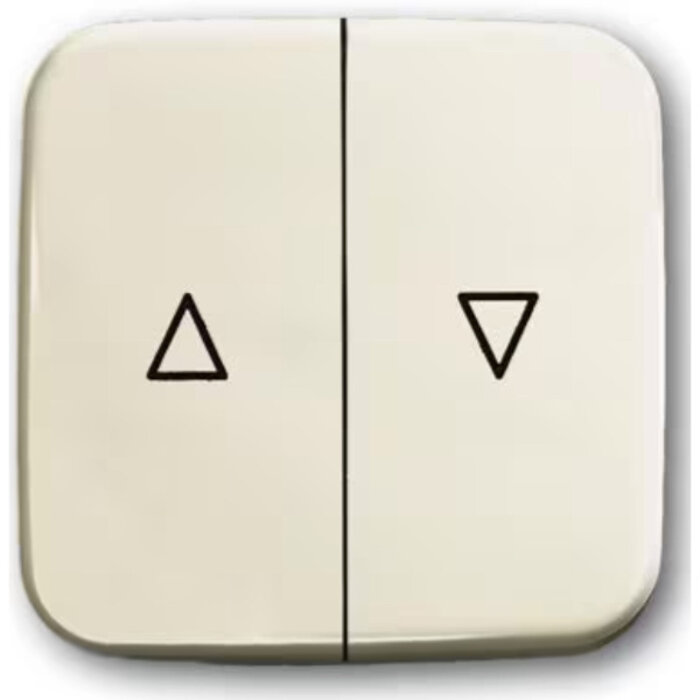 Busch-Jaeger Busch-Jaeger bedieningswip rolluikschakelaar druk wit (creme) 2504-212