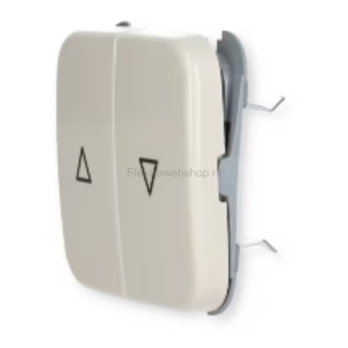 Busch-Jaeger Busch-Jaeger bedieningswip rolluikschakelaar druk wit (creme) 2504-212