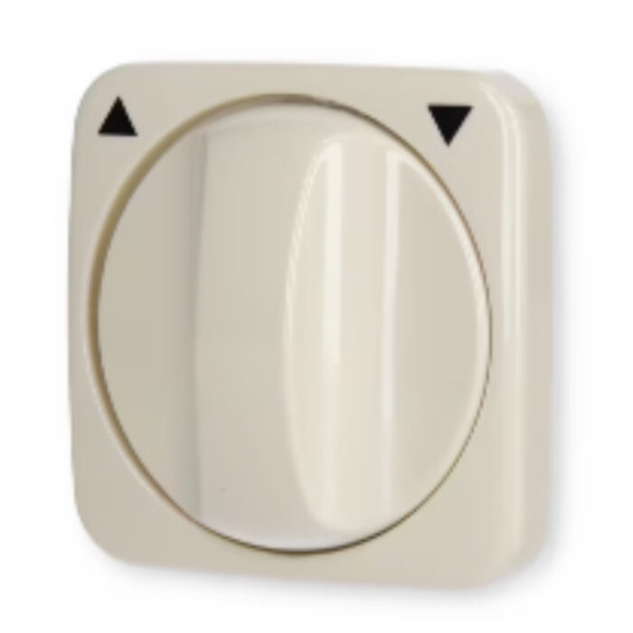 Busch-Jaeger Busch-Jaeger knop rolluikschakelaar (draai) Wit (creme) 2542 DR-212